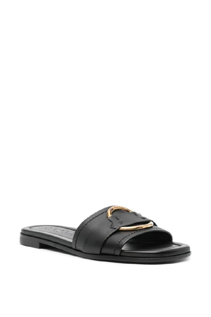 MONCLER몽클레어 여성 샌들 BELL LEATHER FLAT SANDALS