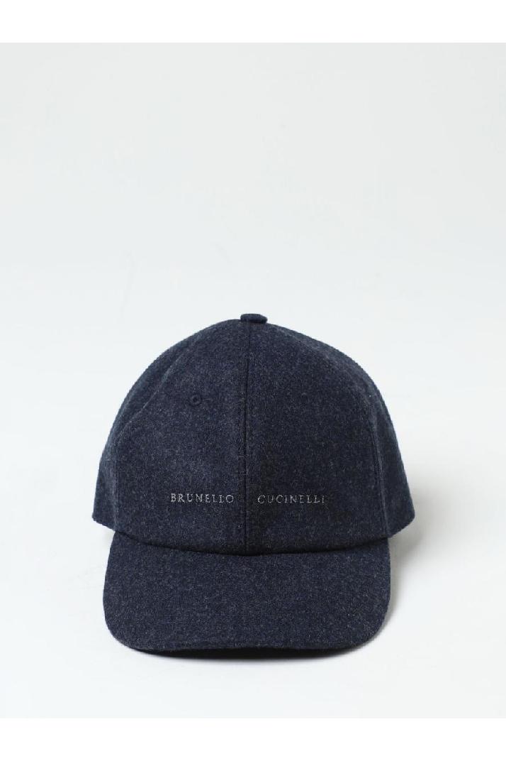 Brunello Cucinelli브루넬로 쿠치넬리 남성 모자 Brunello cucinelli hat in virgin wool felt with embroidered logo