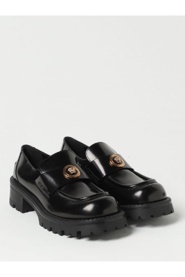 Versace베르사체 여성 로퍼 Versace moccasins in brushed leather