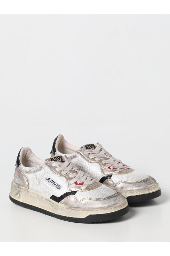 Autry오트리 여성 스니커즈 Autry super vintage sneakers in used leather and mesh