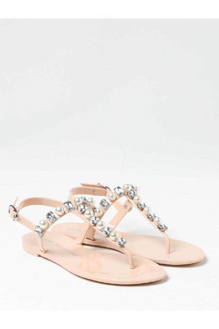 Stuart Weitzman스튜어트와이츠먼 여성 샌들 Stuart weitzman rubber sandals with rhinestones and pearls