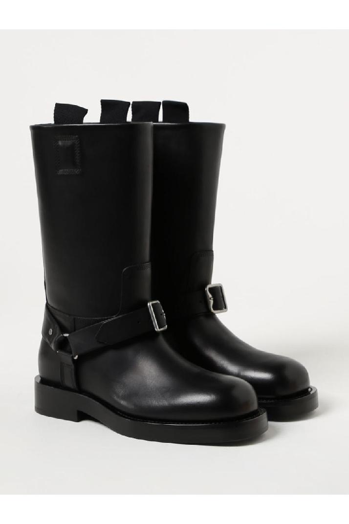 Burberry버버리 남성 첼시부츠 Burberry saddle ankle boots in leather with buckle