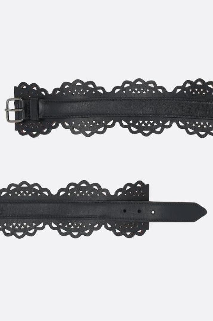 ALAIA알라이아 여성 벨트 laser-cut leather belt