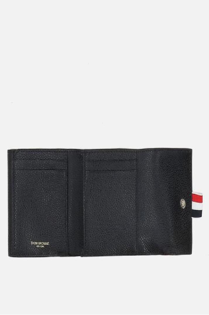 THOM BROWNE톰브라운 남성 지갑 pebble grain leather compact wallet