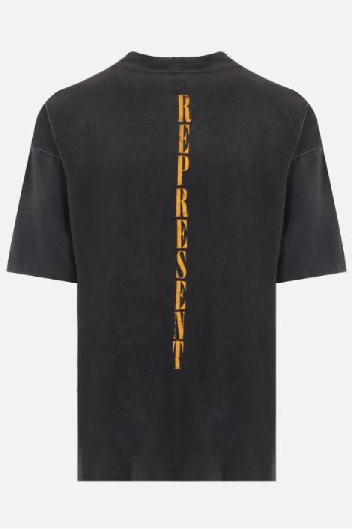 REPRESENT리프리젠트 남성 티셔츠 Reborn printed cotton t-shirt