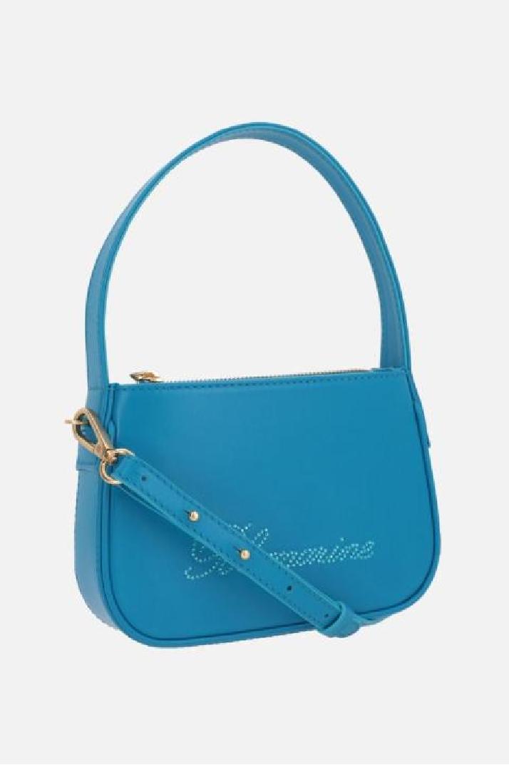 BLUMARINE블루마린 여성 숄더백 logo-detailed smooth leather handbag