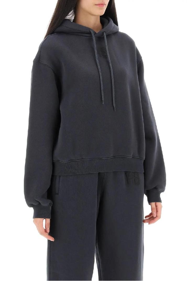 ALEXANDER WANG알렉산더왕 여성 맨투맨 후드 hoodie with puff logo