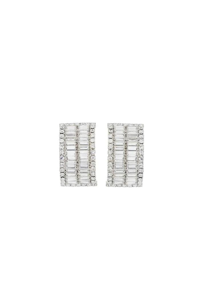 ALESSANDRA RICH알레산드라 리치 여성 귀걸이 clip-on earrings with crystals