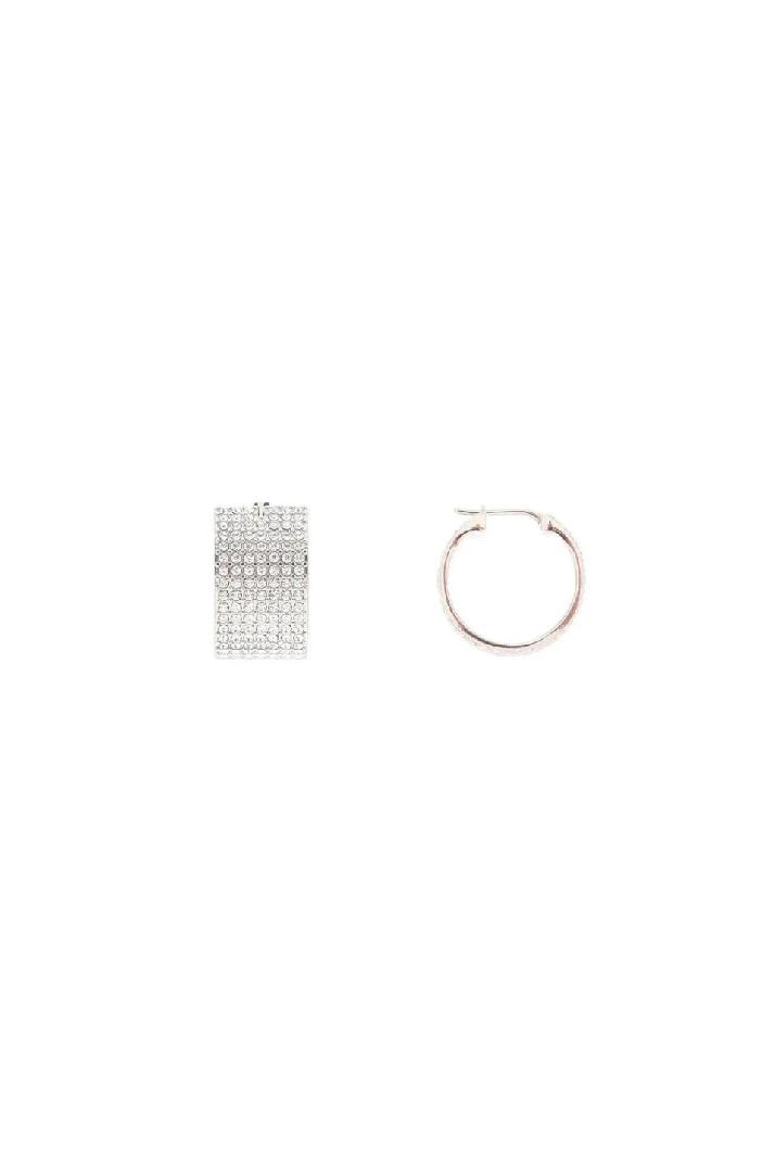 AMINA MUADDI아미나무아디 여성 귀걸이 small &#039;rih hoop&#039; earrings with crystals