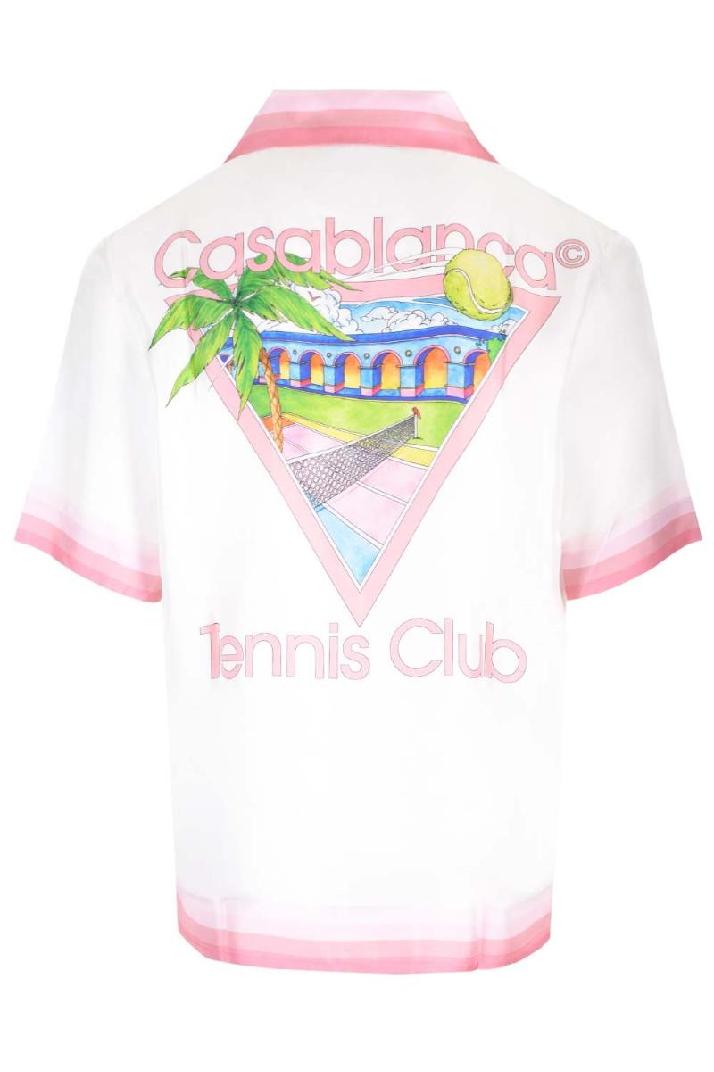 Casablanca카사블랑카 남성 셔츠 &quot;Tennis Club&quot; shirt