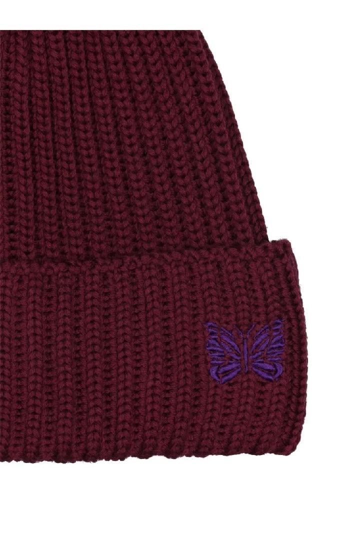 Needles니들스 남성 비니 Logo wool knit hat