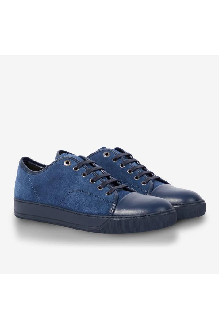 LANVIN랑방 남성 스니커즈 Lanvin DBB1 Leather And Suede Sneakers