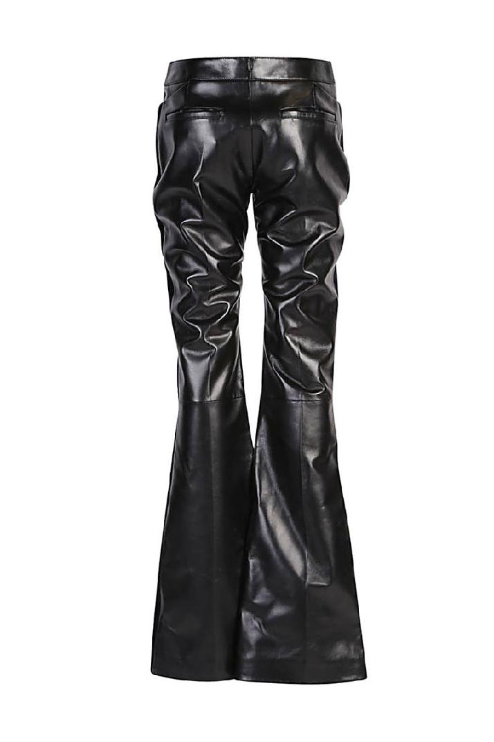 TOM FORD톰포드 여성 바지 FLARED LEATHER AND VELVET TROUSERS