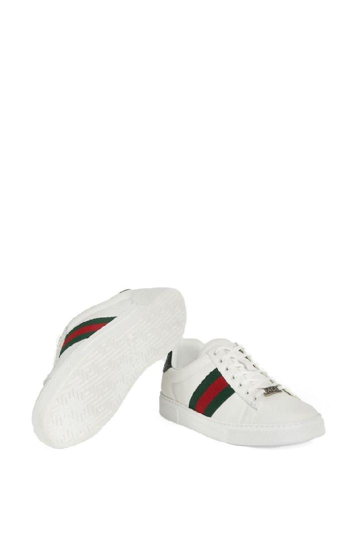 GUCCI구찌 남성 스니커즈 ACE LEATHER SNEAKERS