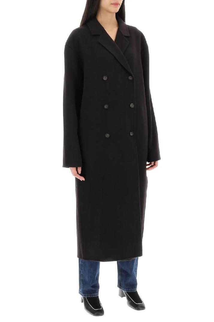 TOTEME토템 여성 코트 oversized double-breasted wool coat