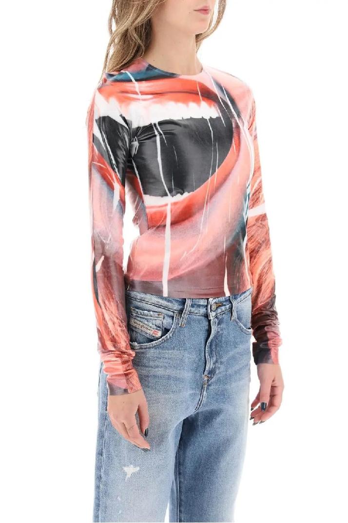 DIESEL디젤 여성 티셔츠 clauzi coated top