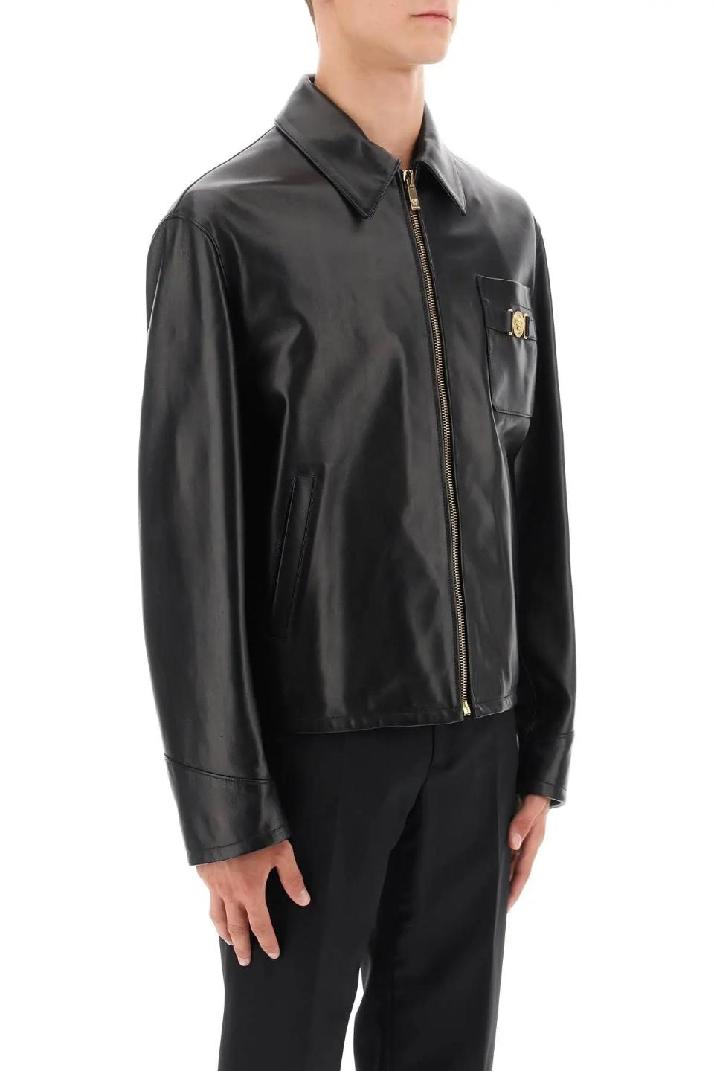 VERSACE베르사체 남성 레더 자켓 leather blouse jacket