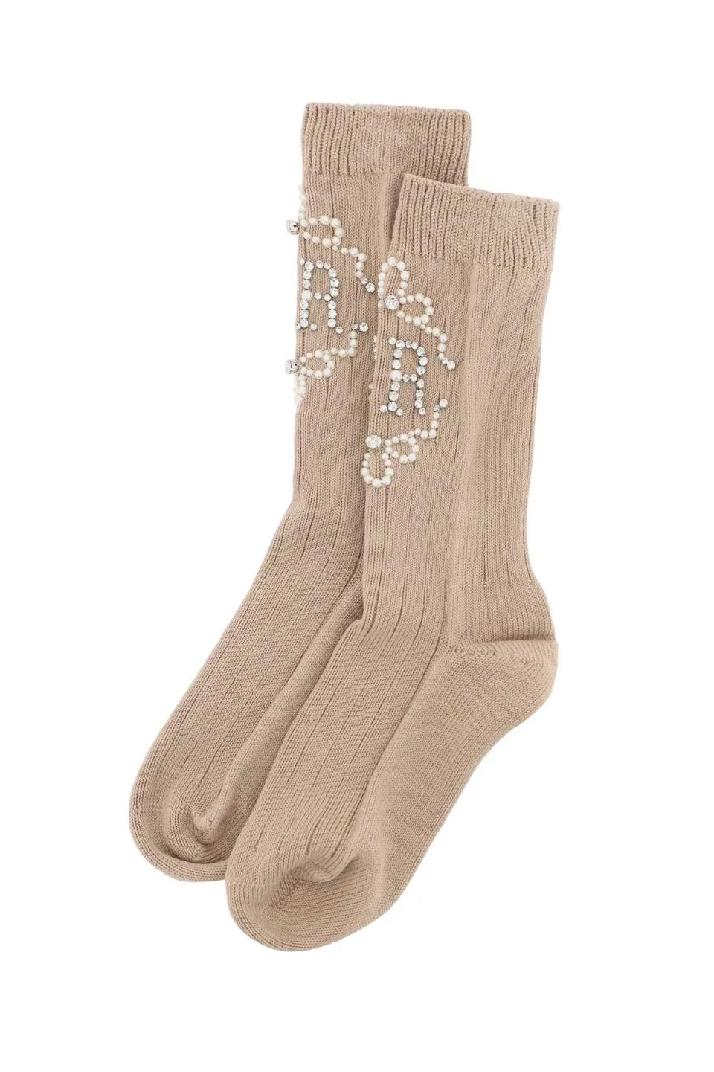 SIMONE ROCHA시몬로샤 여성 양말 sr socks with pearls and crystals