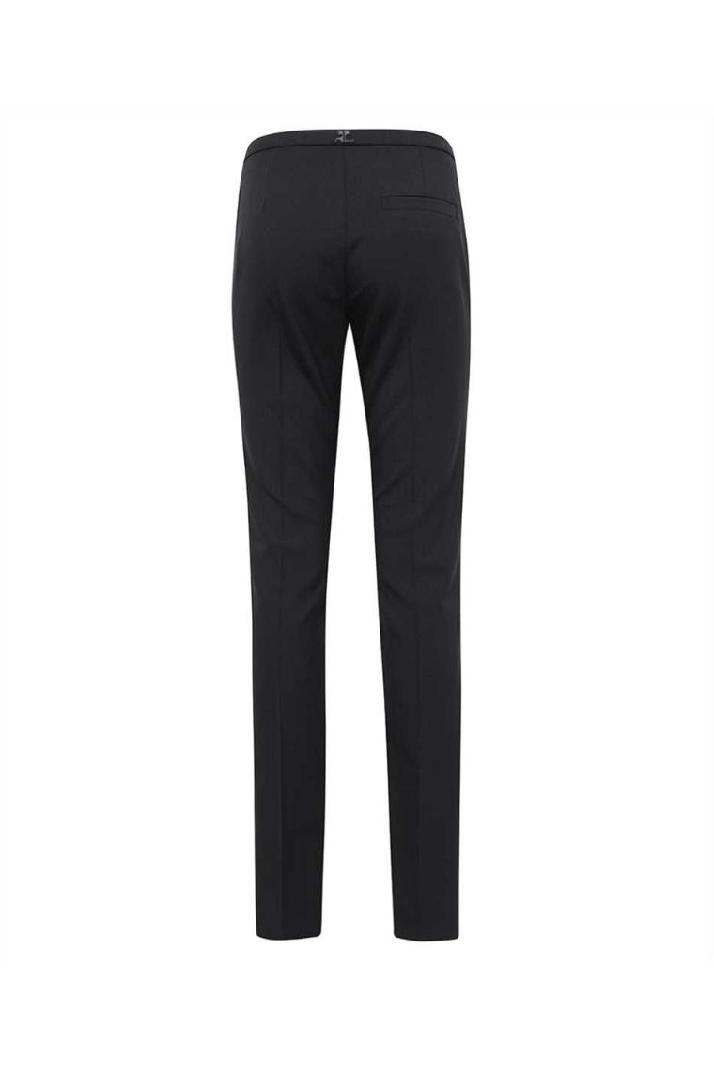 Courreges꾸레쥬 여성 팬츠 Courreges 323CPA142WV0046 WOOL TAILORED TUBE Trousers - Black