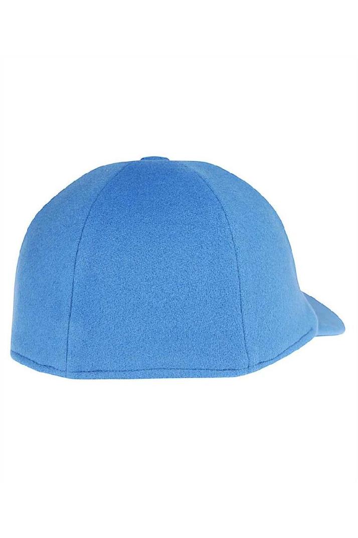 Lanvin랑방 여성 모자 Lanvin 6LBASE U7120 LOGO-EMBROIDERED WOOL-BLEND Cap - Blue