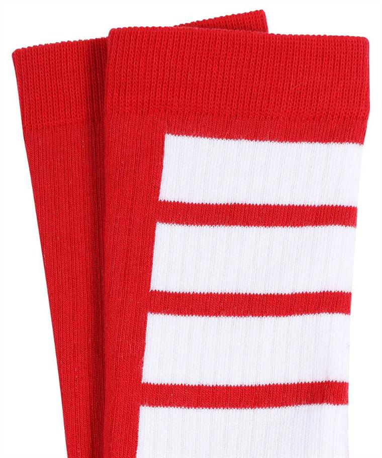 Thom Browne톰브라운 남성 양말 Thom Browne MAS152A Y3022 ATHLETIC TERRY STICH CREW LENGTH Socks - Red