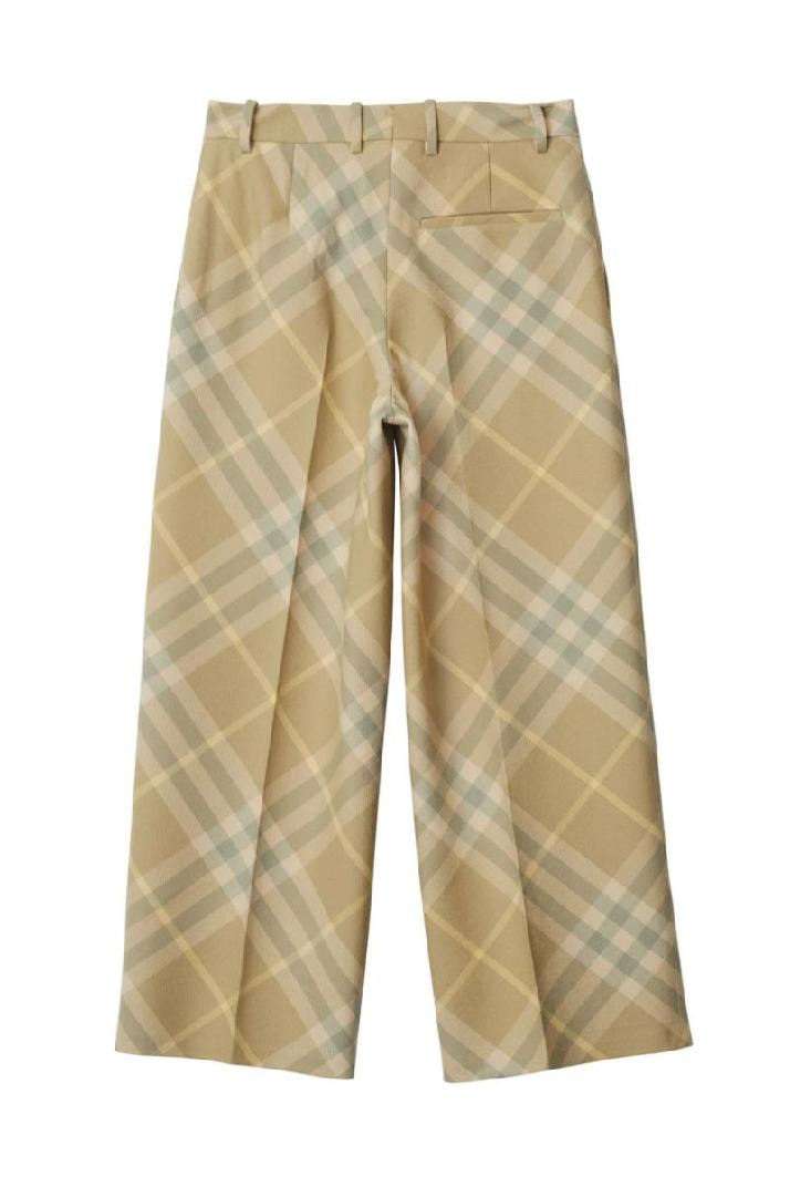 BURBERRY버버리 여성 바지 CHECKED WOOL TROUSERS