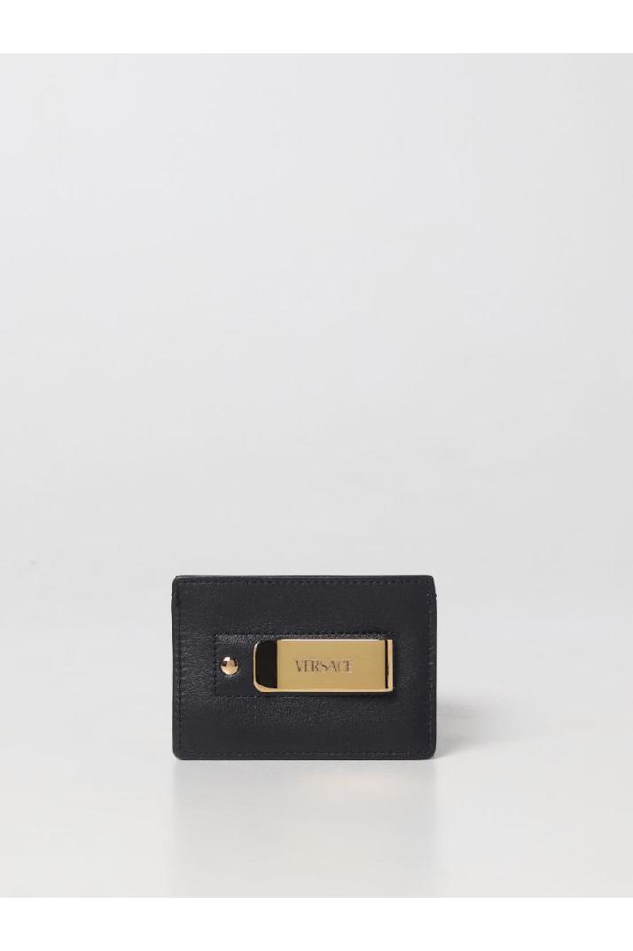 Versace베르사체 남성 지갑 Versace credit card holder in leather with medusa