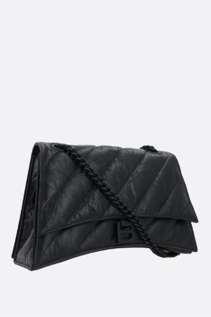 BALENCIAGA발렌시아가 여성 숄더백 Crush medium shoulder bag in quilted Crush leather