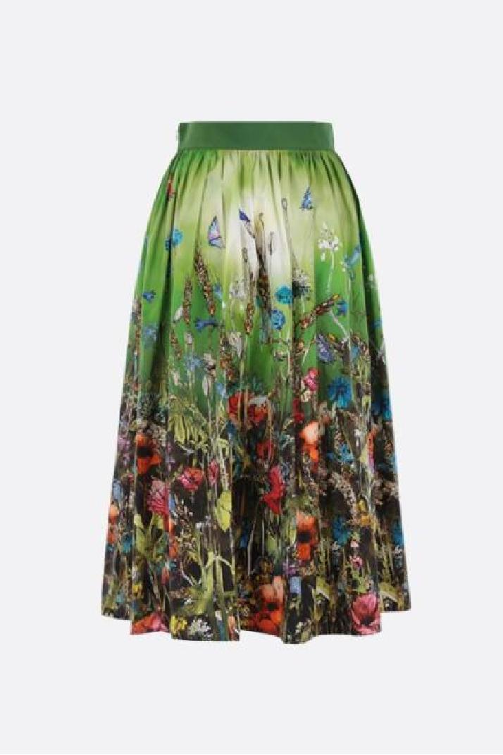 DIOR디올 여성 스커트 printed cotton midi skirt