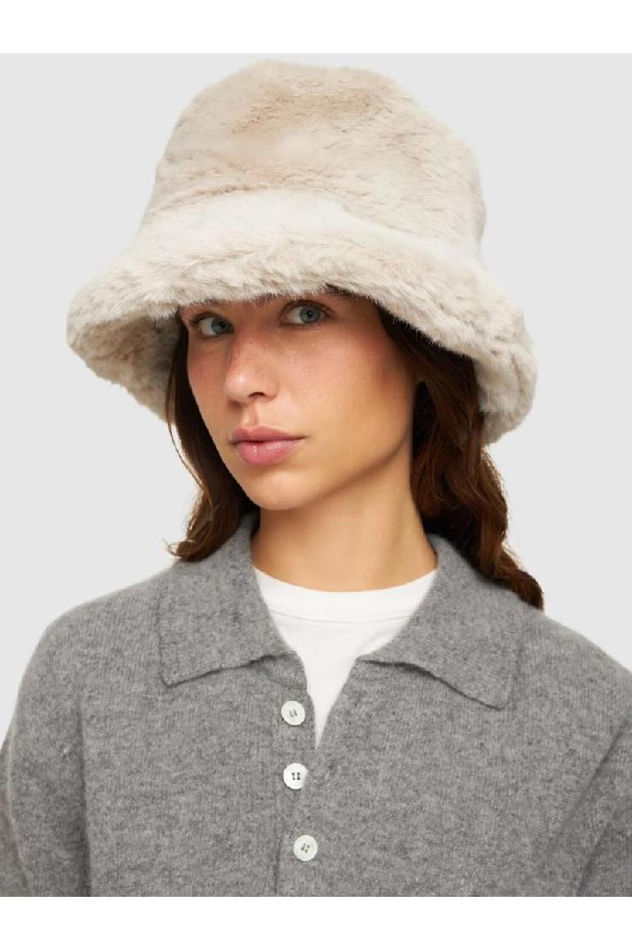 Stand Studio스탠드스튜디오 여성 버킷햇 Wera faux soft teddy fur bucket hat