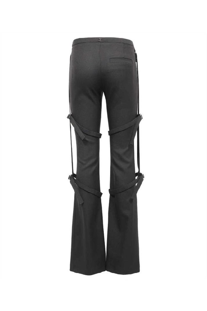 Courreges꾸레쥬 여성 팬츠 Courreges 423CPA158WO0080 BOOTCUT Trousers - Black