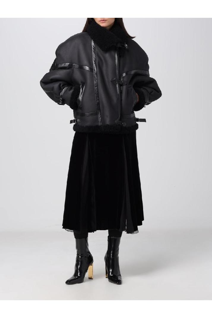 Saint Laurent생로랑 여성 자켓 Saint laurent jacket in leather and shearling