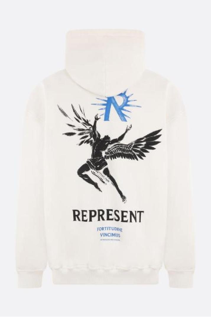 REPRESENT리프리젠트 남성 맨투맨 후드 Icarus printed jersey hoodie