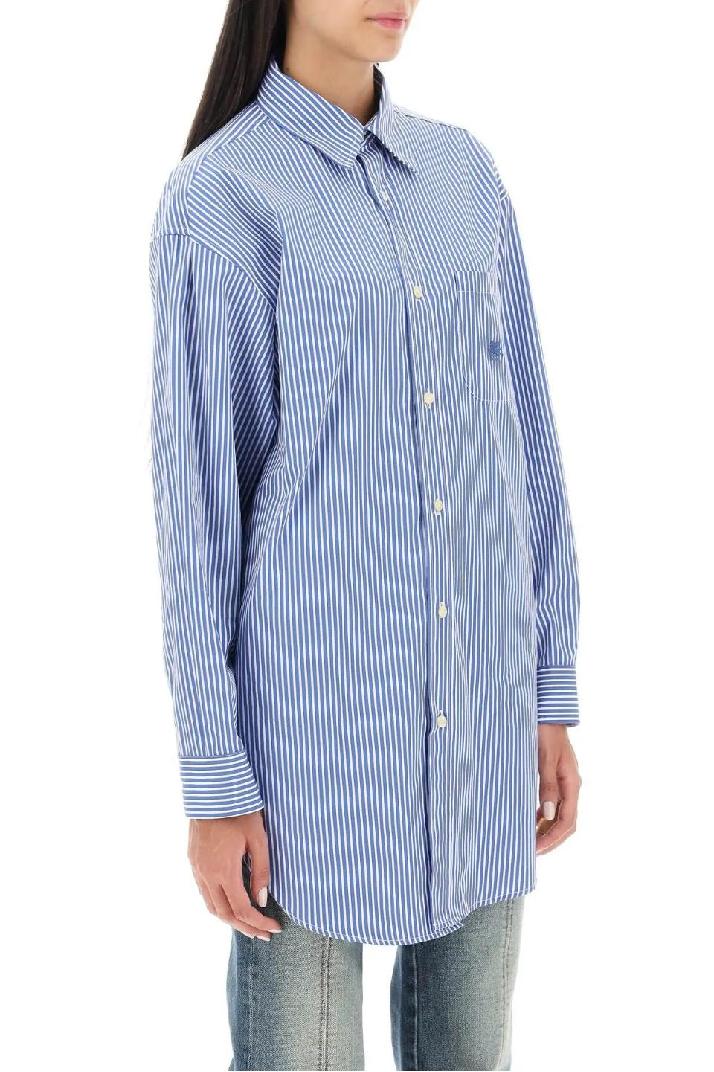 ETRO에트로 여성 셔츠 블라우스 striped poplin shirt