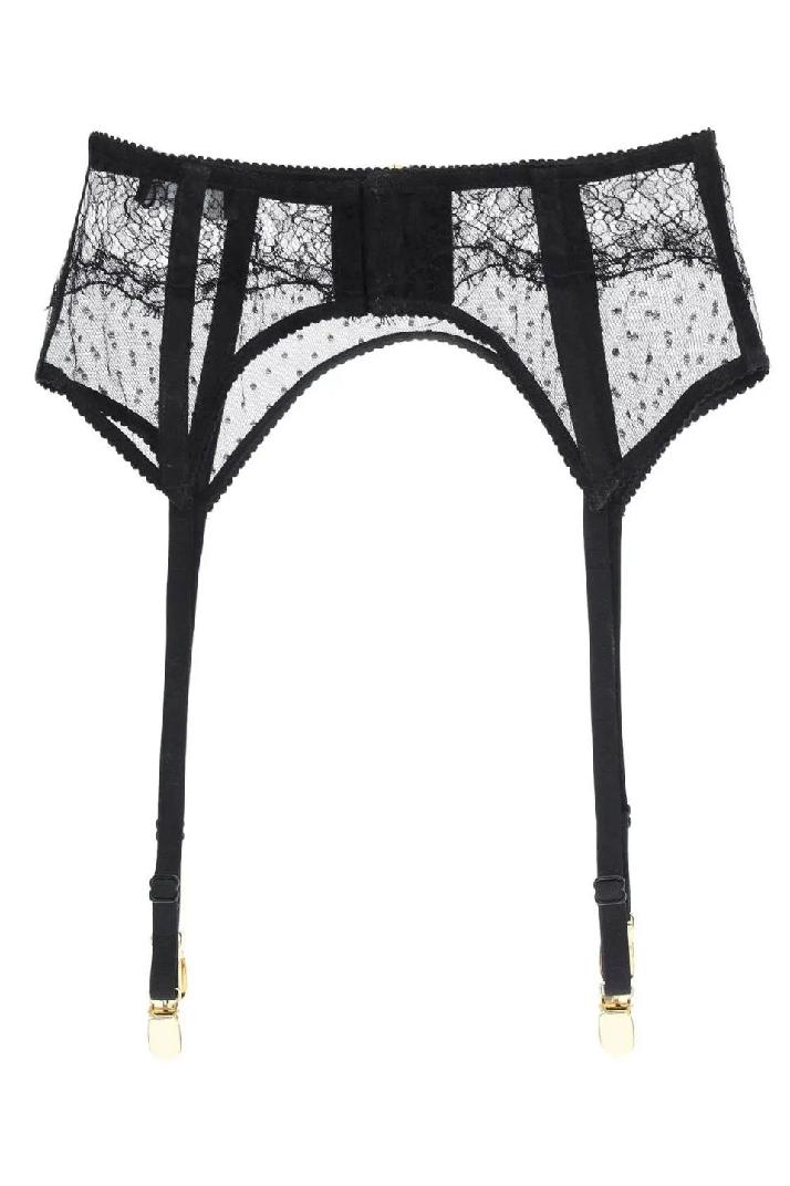 DOLCE &amp; GABBANA돌체앤가바나 여성 속옷 lace garter belt with logo