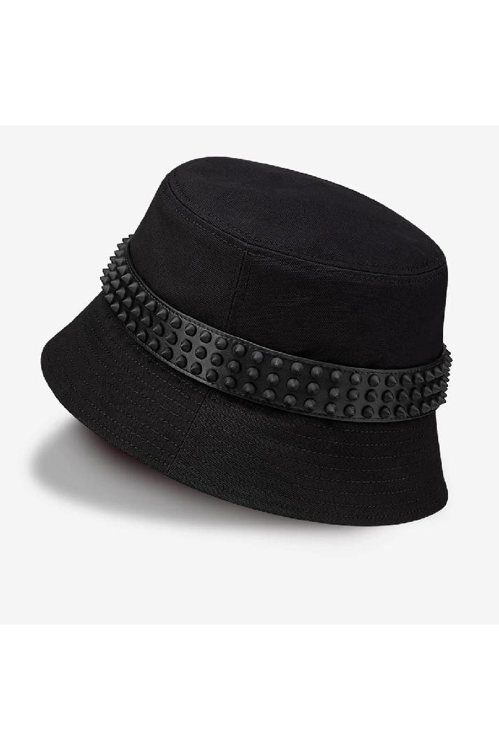CHRISTIAN LOUBOUTIN크리스찬루부탱 남성 모자 Christian Louboutin Bobino Spikes Bucket Hat