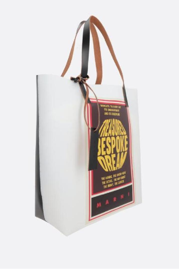 MARNI마르니 남성 토트백 graphic print PVC tote bag