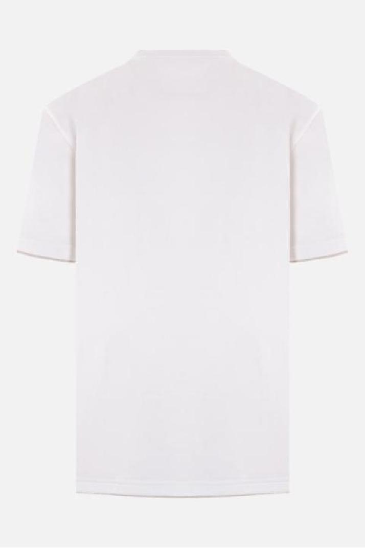 ELEVENTY일레븐티 남성 티셔츠 cotton t-shirt with double-layer edges