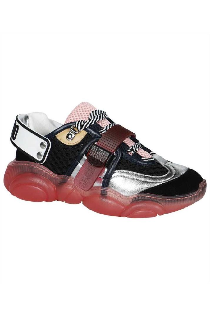 Moschino모스키노 여성 스니커즈 Moschino MA15133G1HMP ROLLER SKATES LAMINATED TEDDY Sneakers - Black