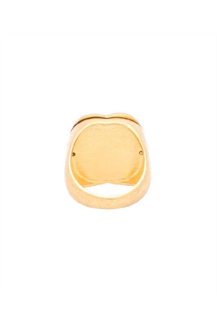 Bally발리 여성 반지 Bally WLJ01K MT007 EMBLEM BRASS METALLIC Ring - Gold