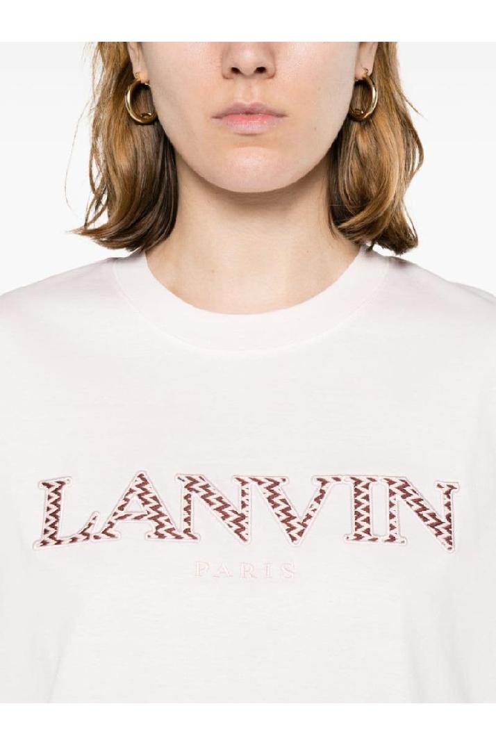 LANVIN랑방 여성 티셔츠 LOGO COTTON T-SHIRT