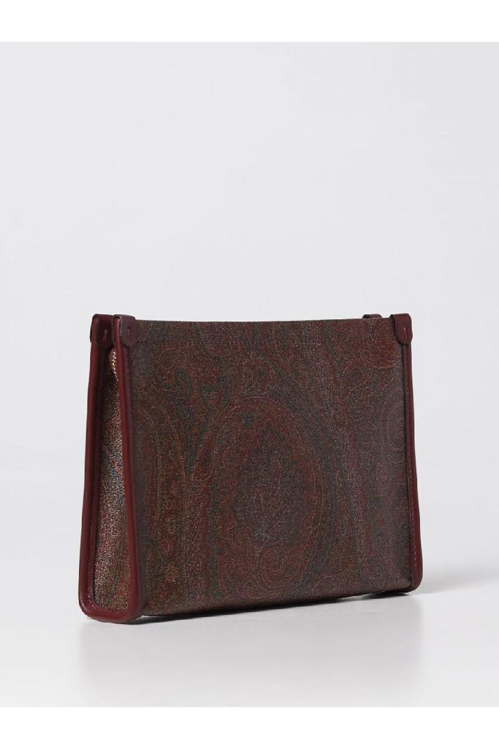 Etro에트로 남성 브리프케이스 Etro clutch in coated cotton and leather with logo
