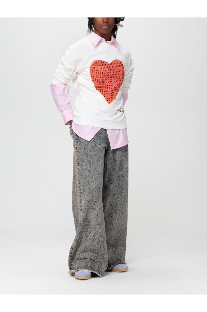 Marni마르니 여성 맨투맨 후드 Marni cotton sweatshirt with crucipuzzle heart print