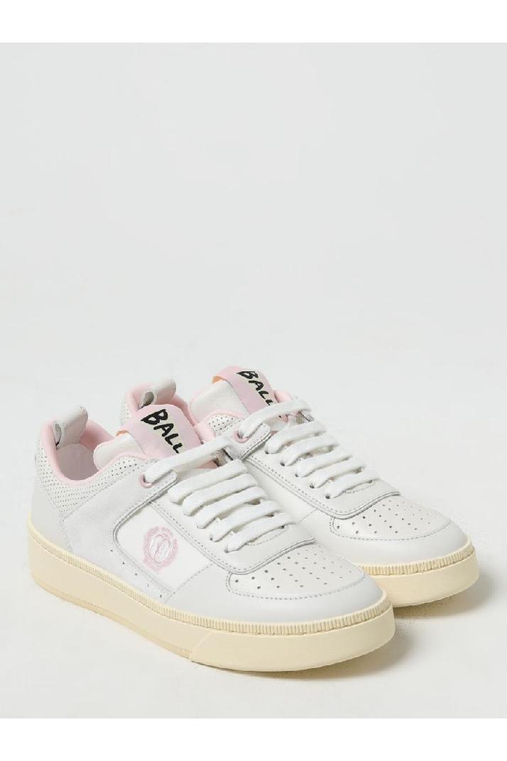 Bally발리 여성 스니커즈 Bally riweira leather sneakers with embroidered logo