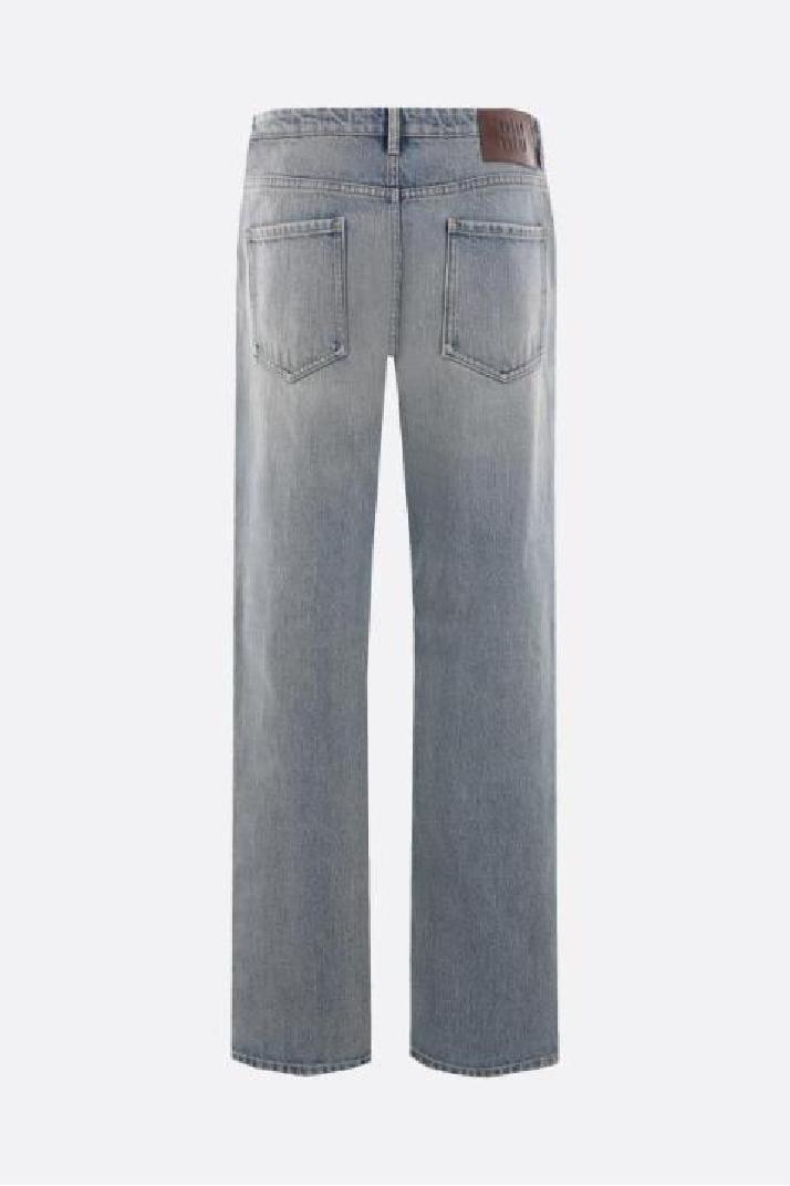MIU MIU미우미우 여성 청바지 denim low-crotch jeans