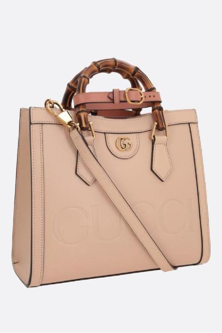 GUCCI구찌 여성 토트백 Gucci Diana small smooth leather tote bag