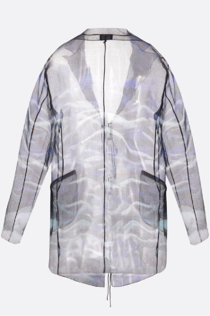GIORGIO ARMANI조르지오아르마니 여성 자켓 single-breasted organza silk jacket