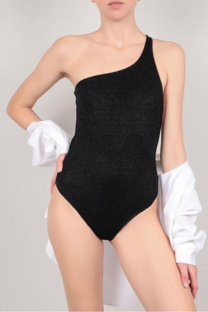 OSEREE오세리 여성 수영복 Lumière Asymetrical lurex one-piece swimsuit