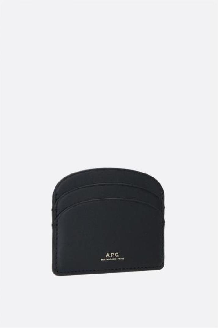 A.P.C.아페쎄 여성 카드지갑 Demi-Lune smooth leather card holder