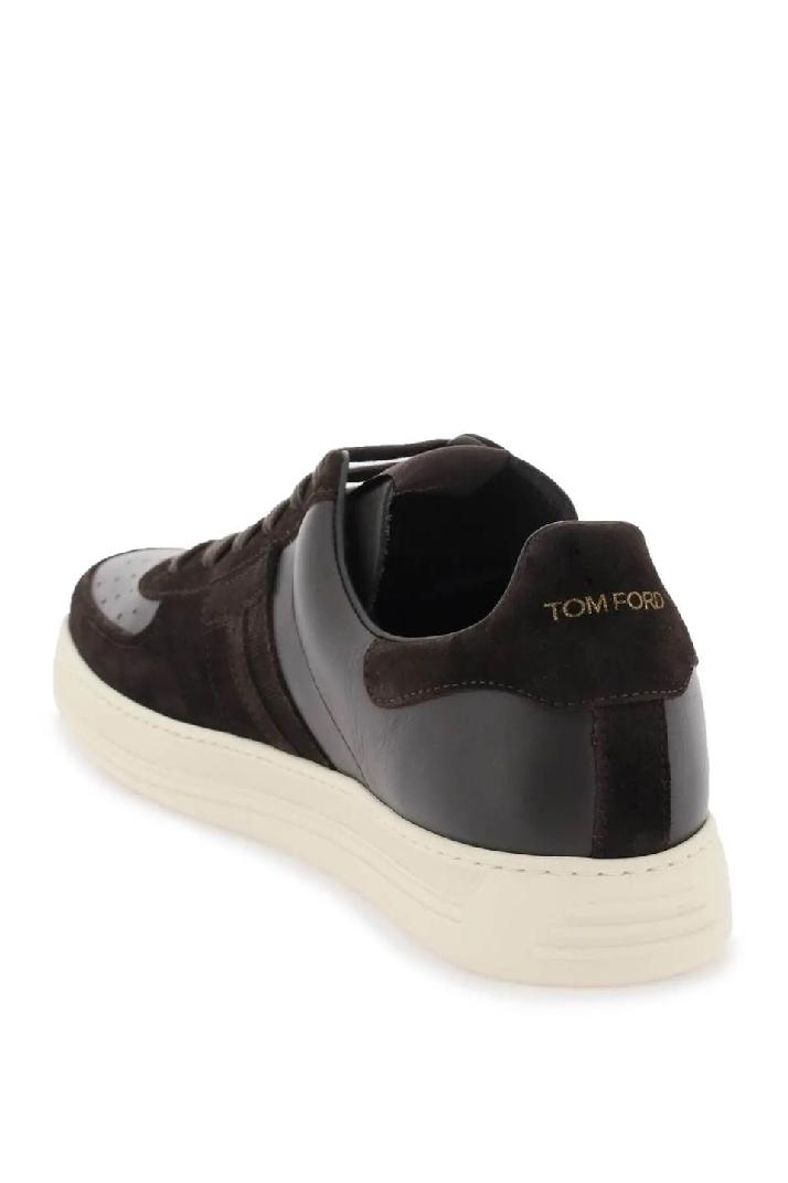TOM FORD톰포드 남성 스니커즈 suede and leather &#039;radcliffe&#039; sneakers